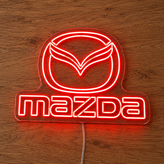 Mazda Logo LED Neon Sign product photo 2