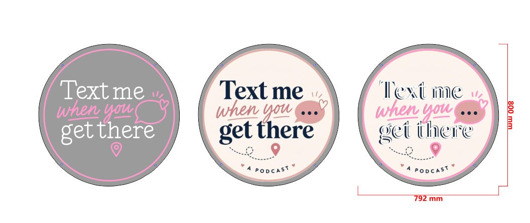 Custom Design: Text me when you get there