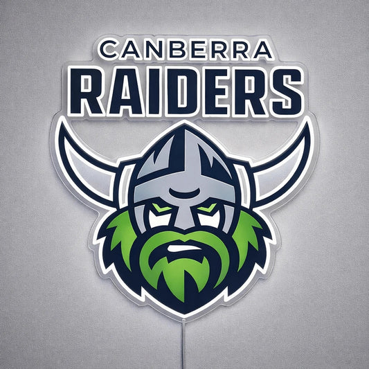 Canberra Raiders Inspired LED Neon Sign product photo 1