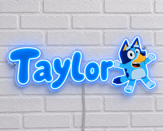 Custom Name Bluey LED Neon Sign