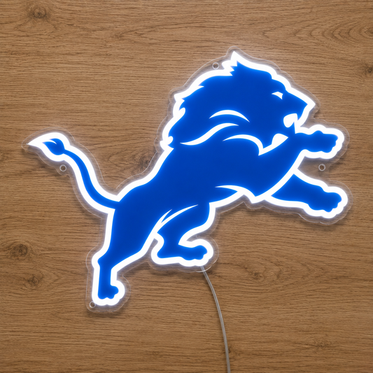 Detroit Lions LED Neon Sign 
