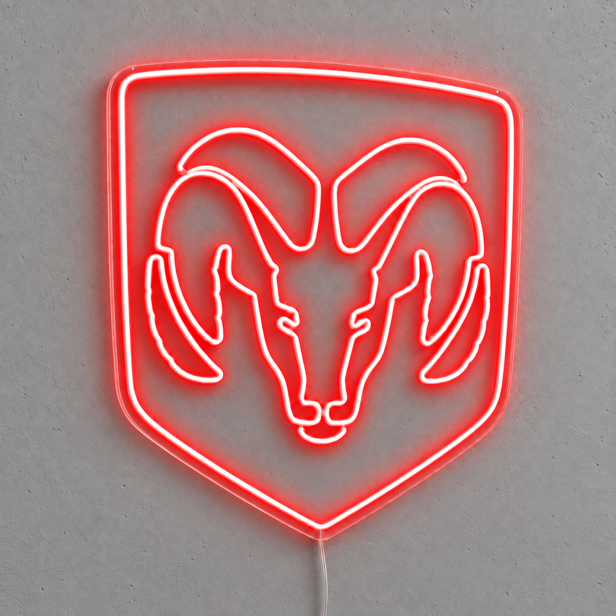 Dodge Ram Logo LED Neon Sign product photo 1