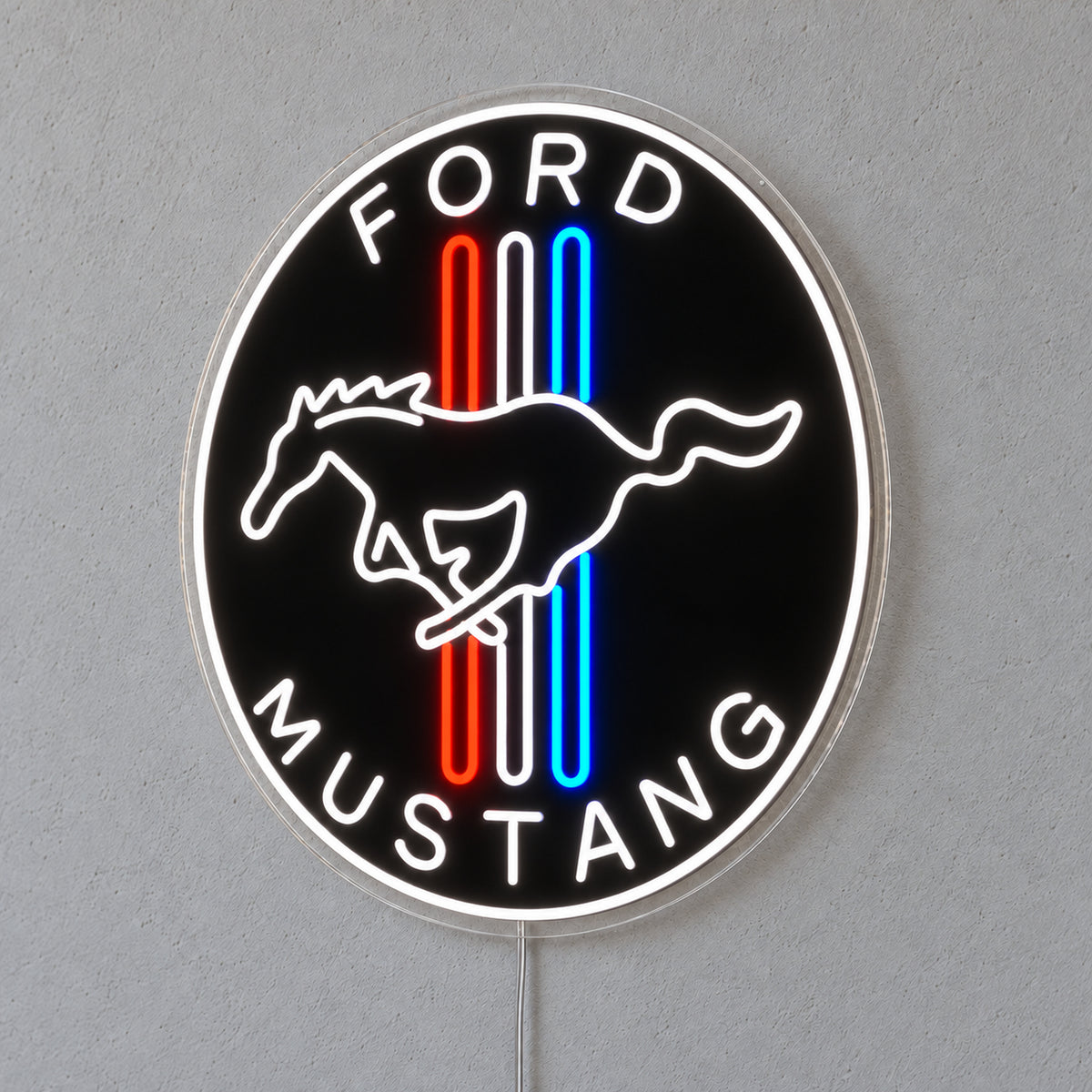 Ford Mustang Badge LED Neon Sign product photo 1
