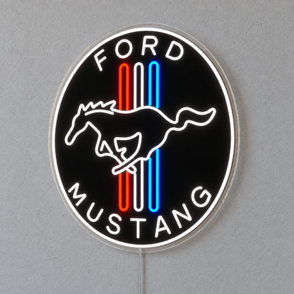 Ford Mustang Badge LED Neon Sign product photo 1
