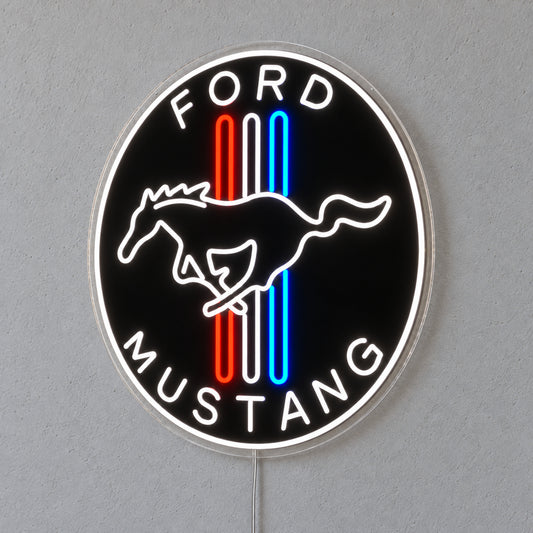 Ford Mustang Badge LED Neon Sign product photo 1