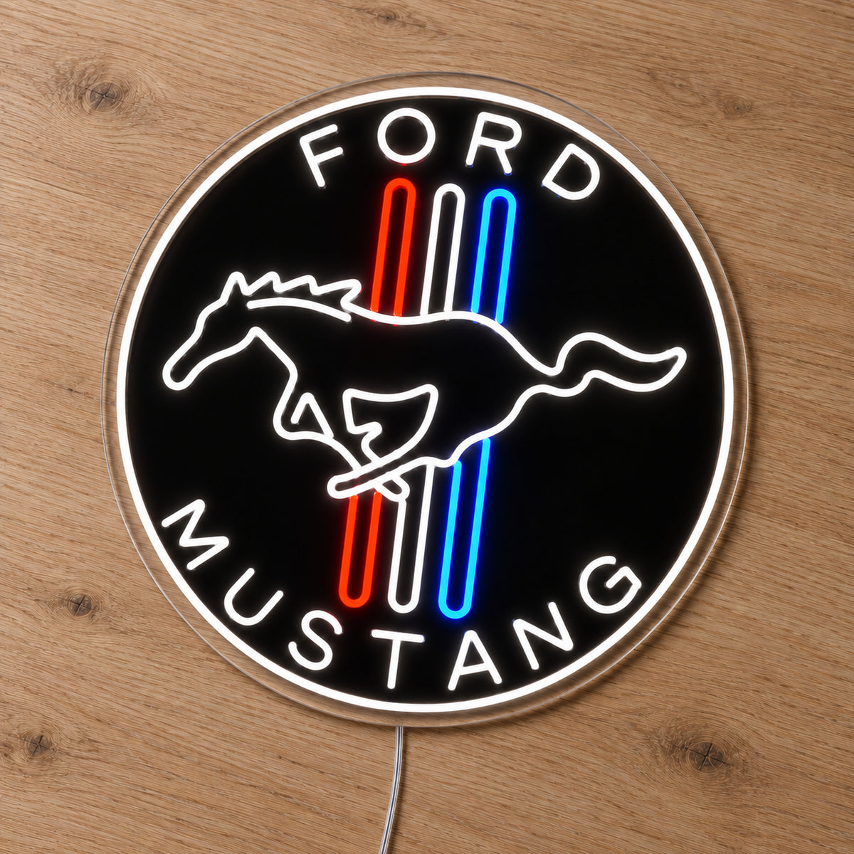 Ford Mustang Badge LED Neon Sign product photo 2