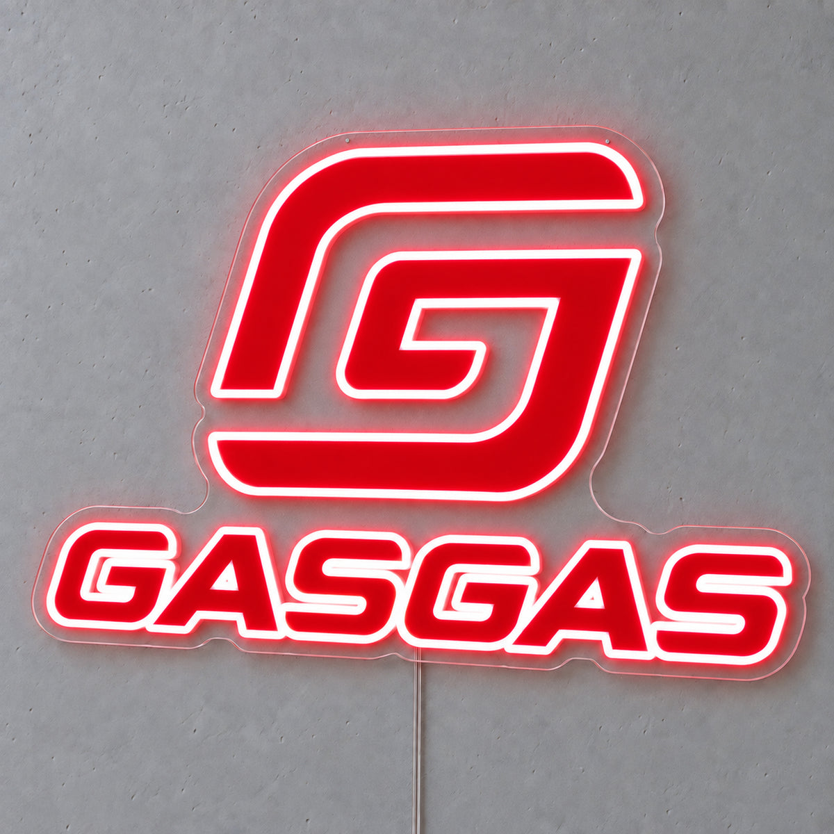 GasGas (Red) LED Neon Sign product photo 1