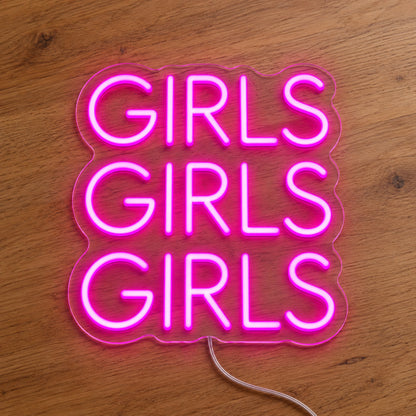 Girls LED Neon Sign product photo 2