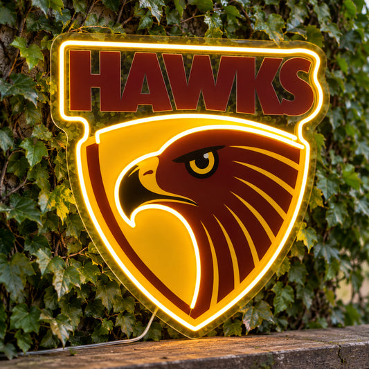 Hawthorn Hawks LED Neon Sign product photo 1