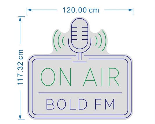 Custom Design: ON AIR - BOLD FM
