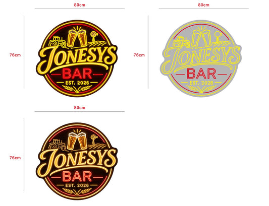Custom design: Jonesys Bar