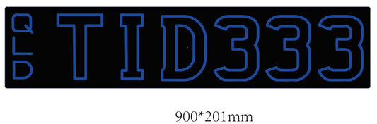 Custom Design: Car Number Plate