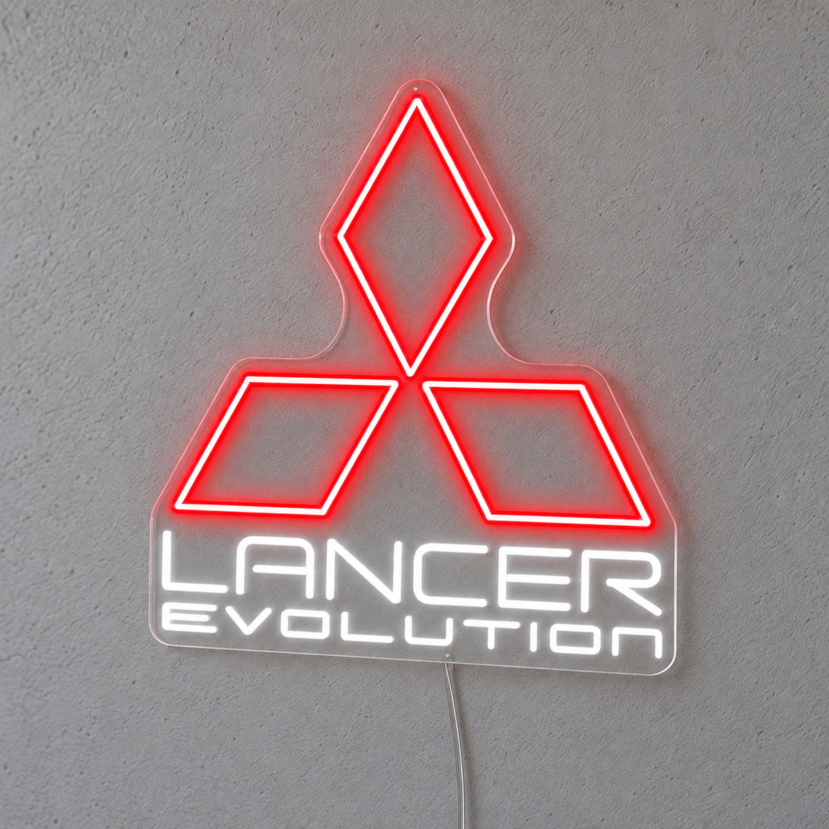 Lancer Evolution Logo LED Neon Sign product photo 1