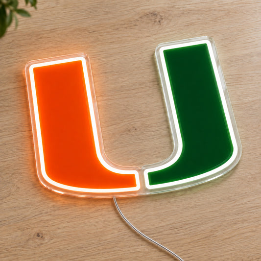 Miami Hurricanes LED Neon Sign product photo 2