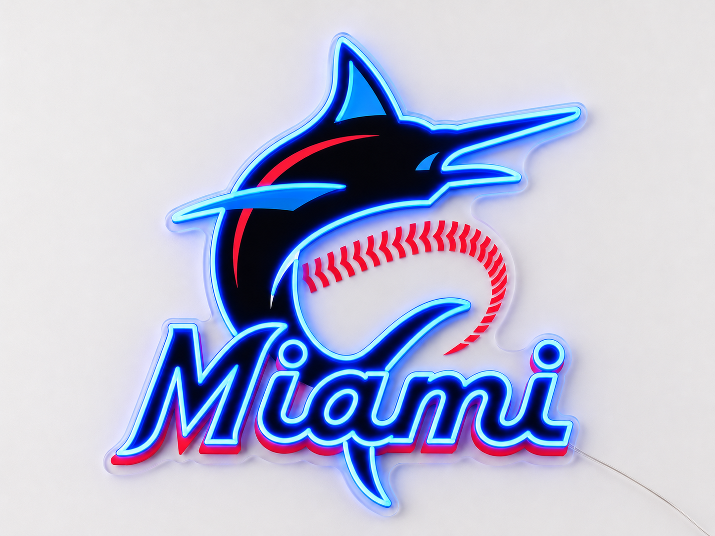 Miami Marlins LED Neon Sign
