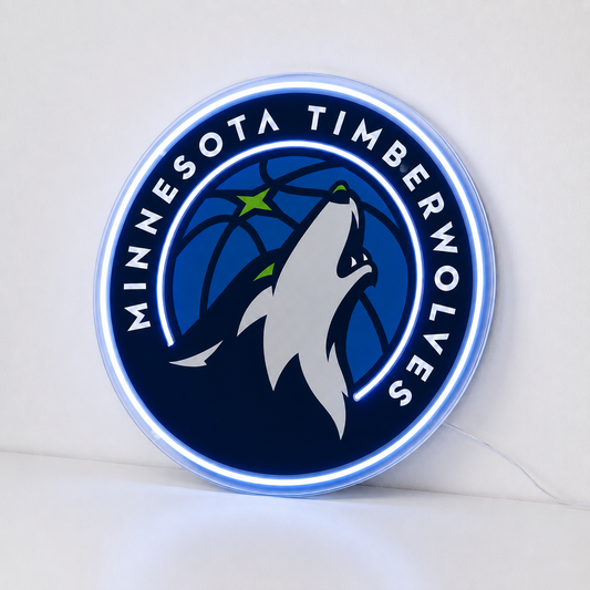 Minnesota Timberwolves LED Neon Sign