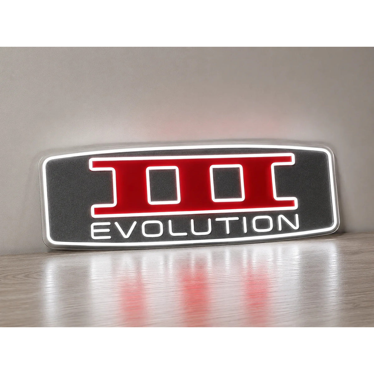 Lancer Evolution III Inspired LED Neon Sign emblem product photo 1