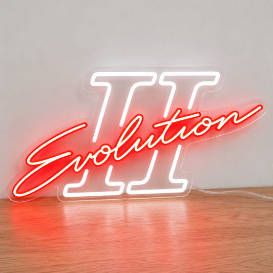 Mitsubishi Lancer Evolution II LED Neon Sign Neon Lanes