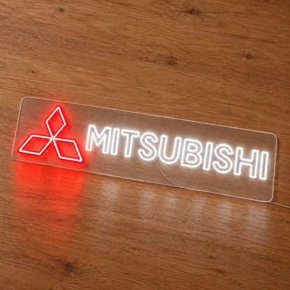 Mitsubishi Logo LED Neon Sign product photo 2