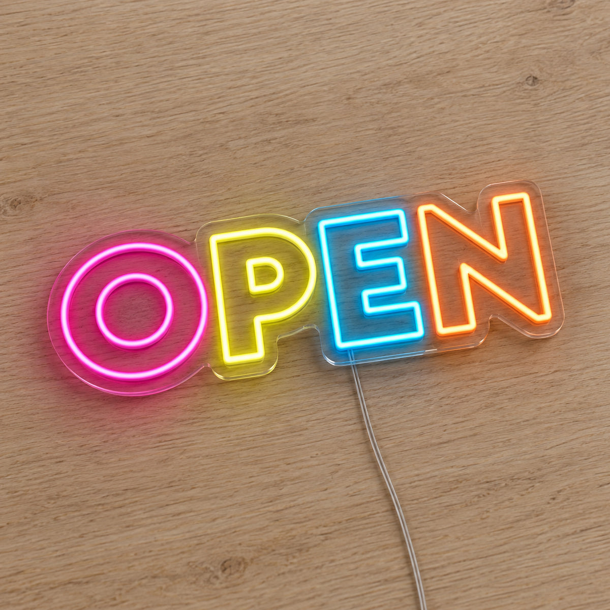 Multicolour Open LED Neon Sign product photo 2