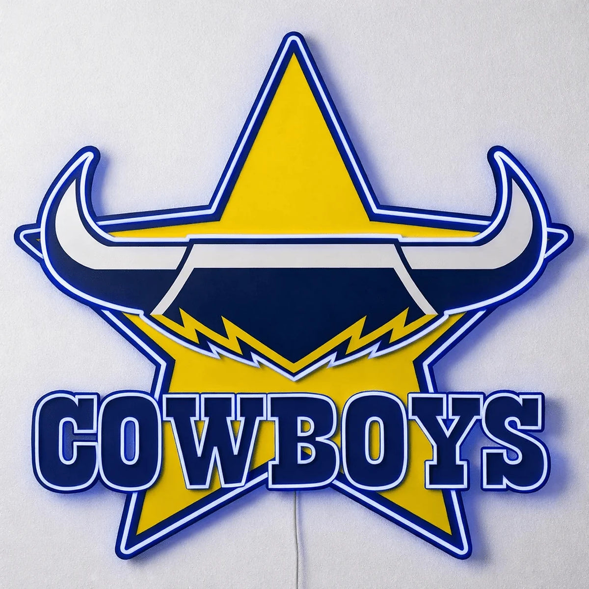 North Queensland Cowboys Inspired LED Neon Sign product photo 1
