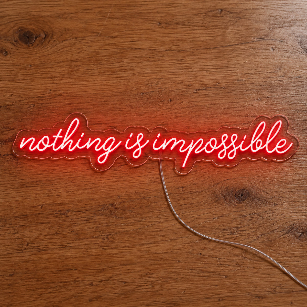 Nothing Is Impossible Big LED Neon Sign product photo 2