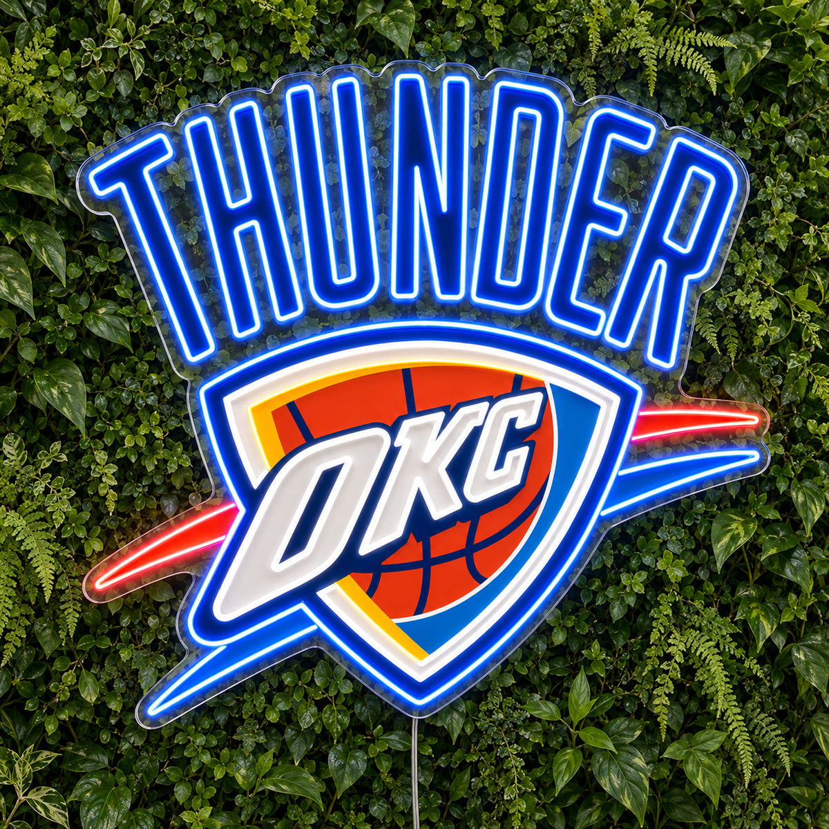 Oklahoma City Thunder LED Neon Sign product photo 1