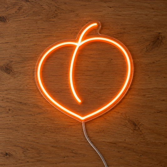 Peach LED Neon Light Sign product photo 2