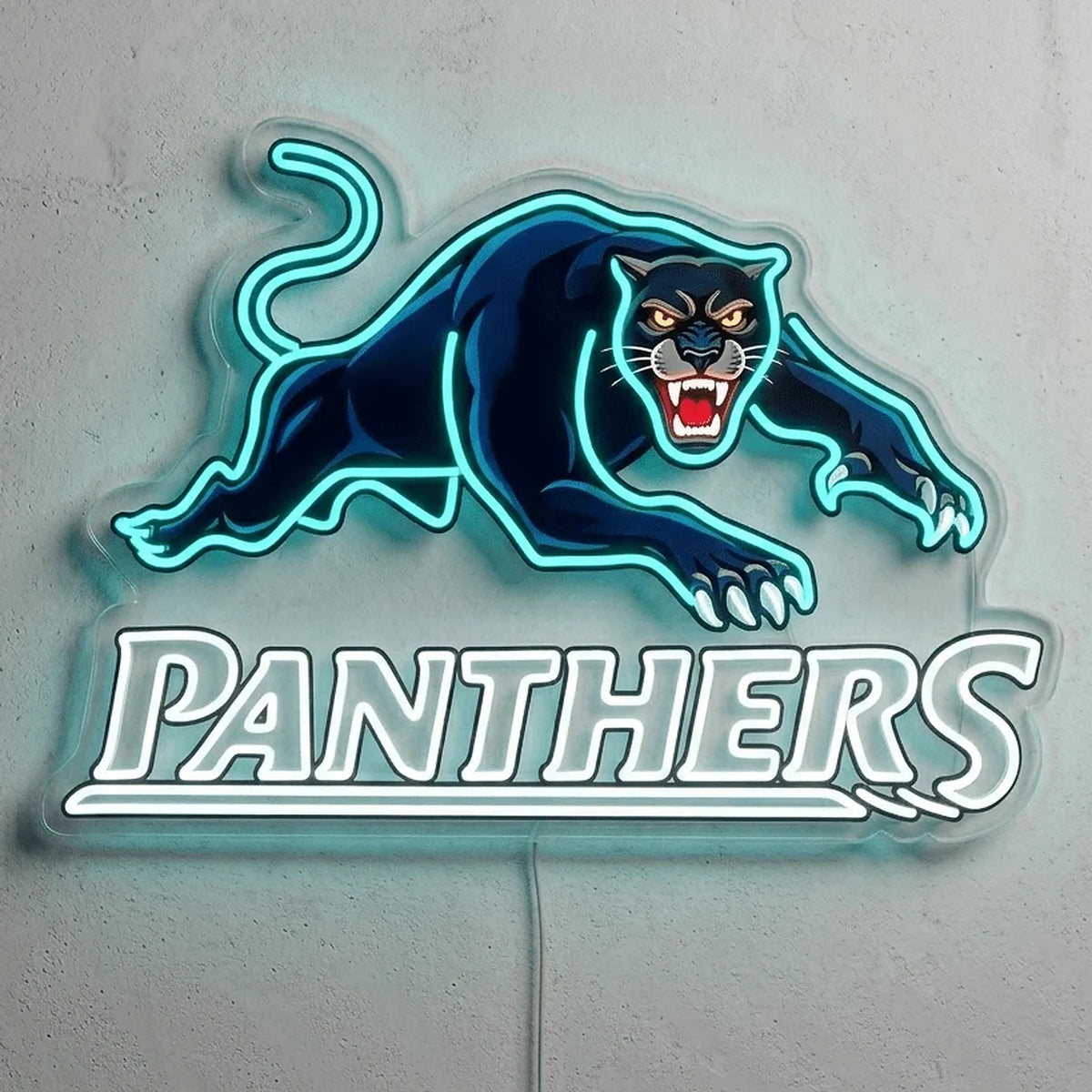 Penrith Panthers Inspired LED Neon Sign product photo 1