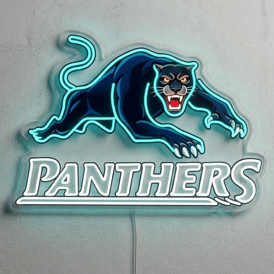 Penrith Panthers Inspired LED Neon Sign product photo 1