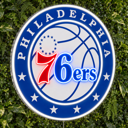 Philadelphia 76ers LED Neon Sign product photo 1