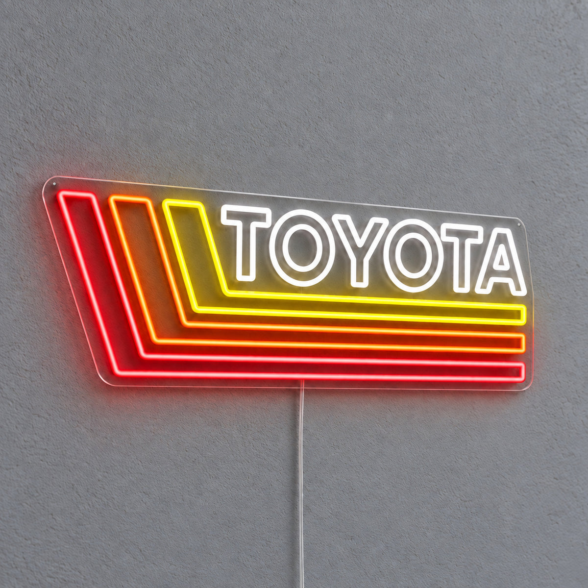 Toyota Retro Land Cruiser LED Neon Sign product photo 1