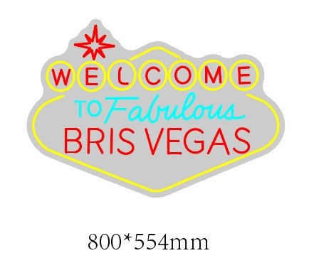Bris Vegas Custom Design - Neon Lanes