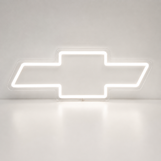 Chevrolet (White) LED Neon Sign