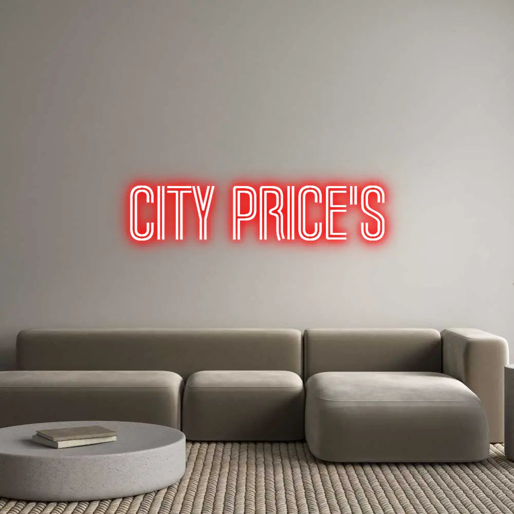 Custom Design: CITY PRICE'S - Neon Lanes