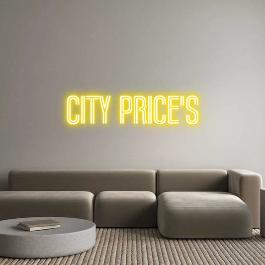 Custom Design: CITY PRICE'S - Neon Lanes