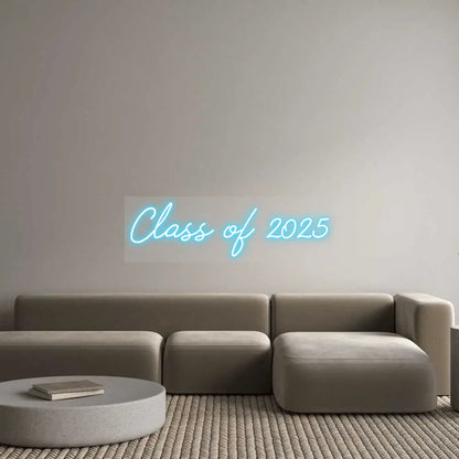 Custom Design: Class of 2025 - Neon Lanes