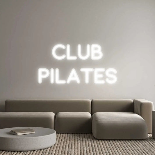 Custom Design: CLUB PILATES - Neon Lanes