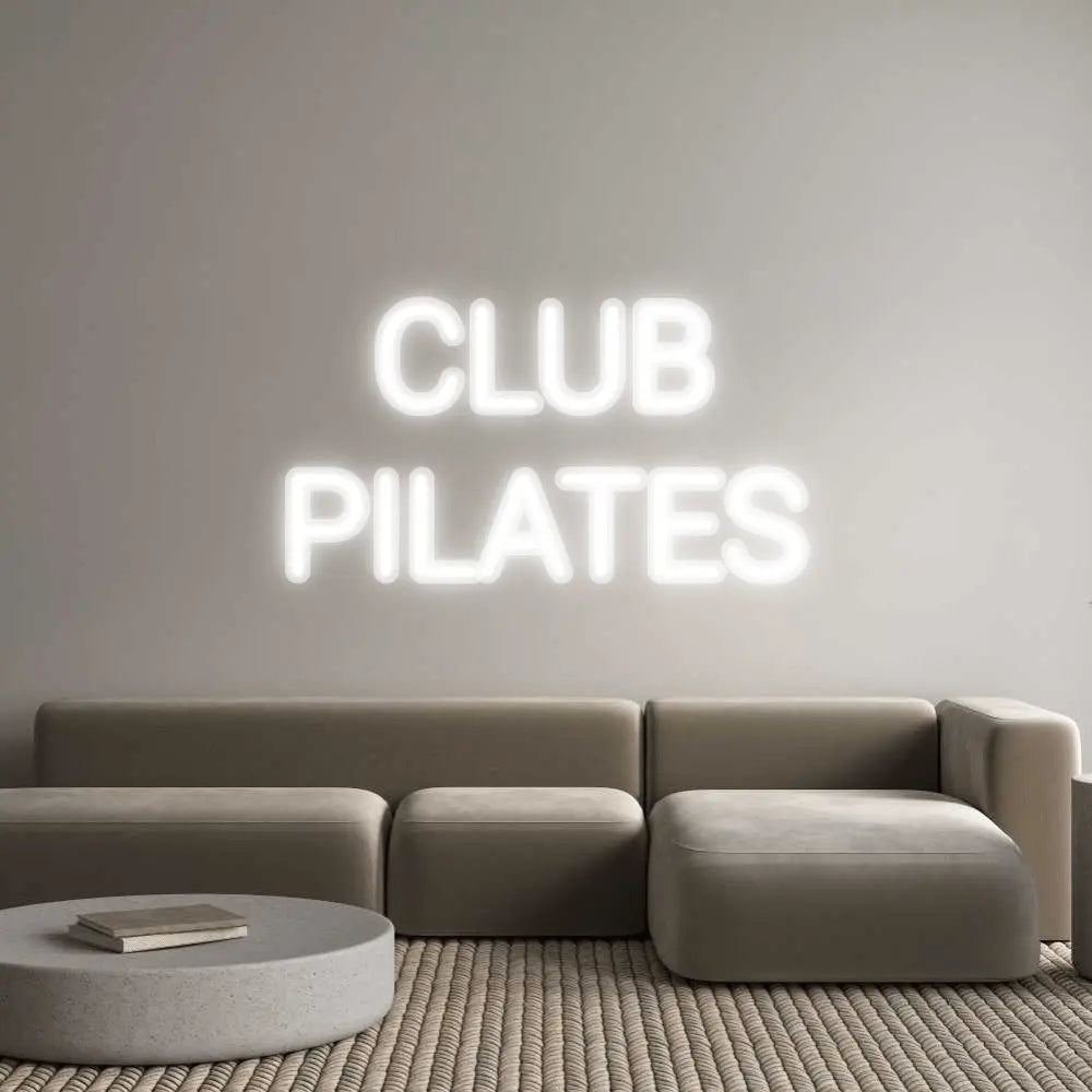 Custom Design: CLUB PILATES - Neon Lanes