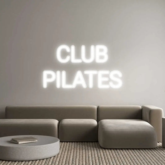Custom Design: CLUB PILATES - Neon Lanes