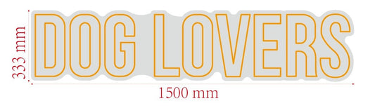 Custom design: DOG LOVERS - Neon Lanes