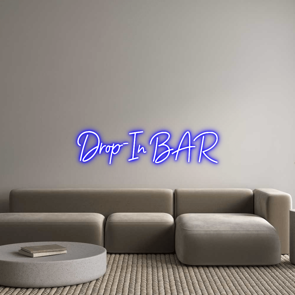 Custom Design: Drop - In BAR - Neon Lanes