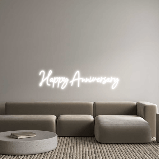 Custom Design: Happy Anniversa... - Neon Lanes