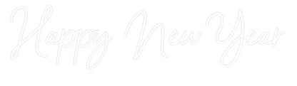 Custom Design: Happy New Year - Neon Lanes