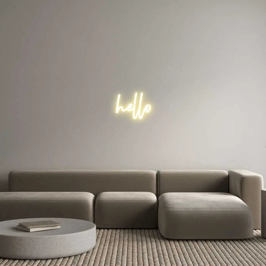 Custom Design: hello - Neon Lanes