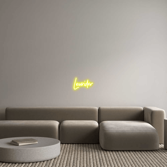 Custom Design: Lowrider - Neon Lanes