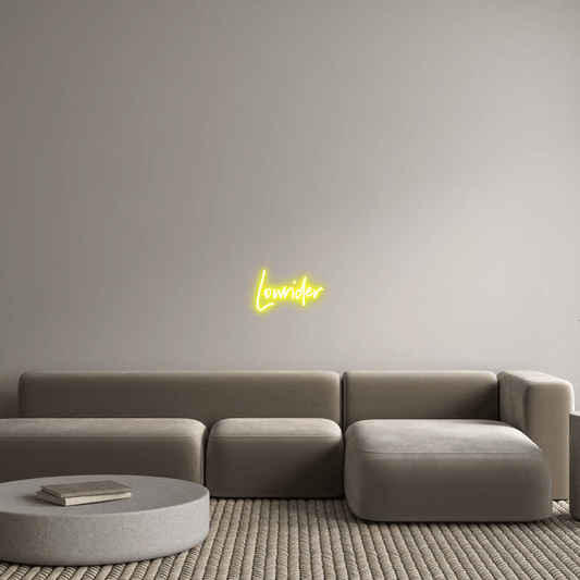 Custom Design: Lowrider - Neon Lanes