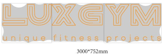 Custom design: LUX GYM - Neon Lanes