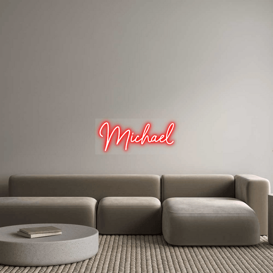 Custom Design: Michael - Neon Lanes