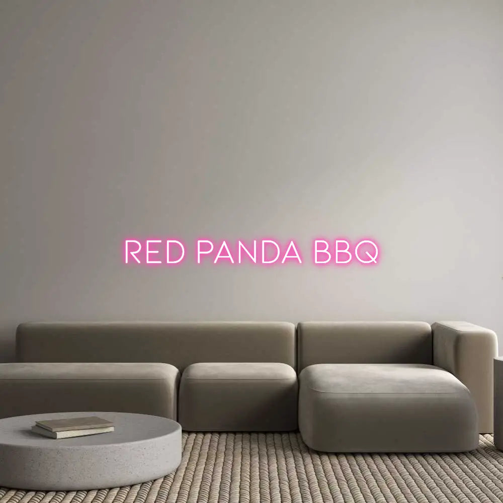 Custom Design: Red Panda BBQ - Neon Lanes